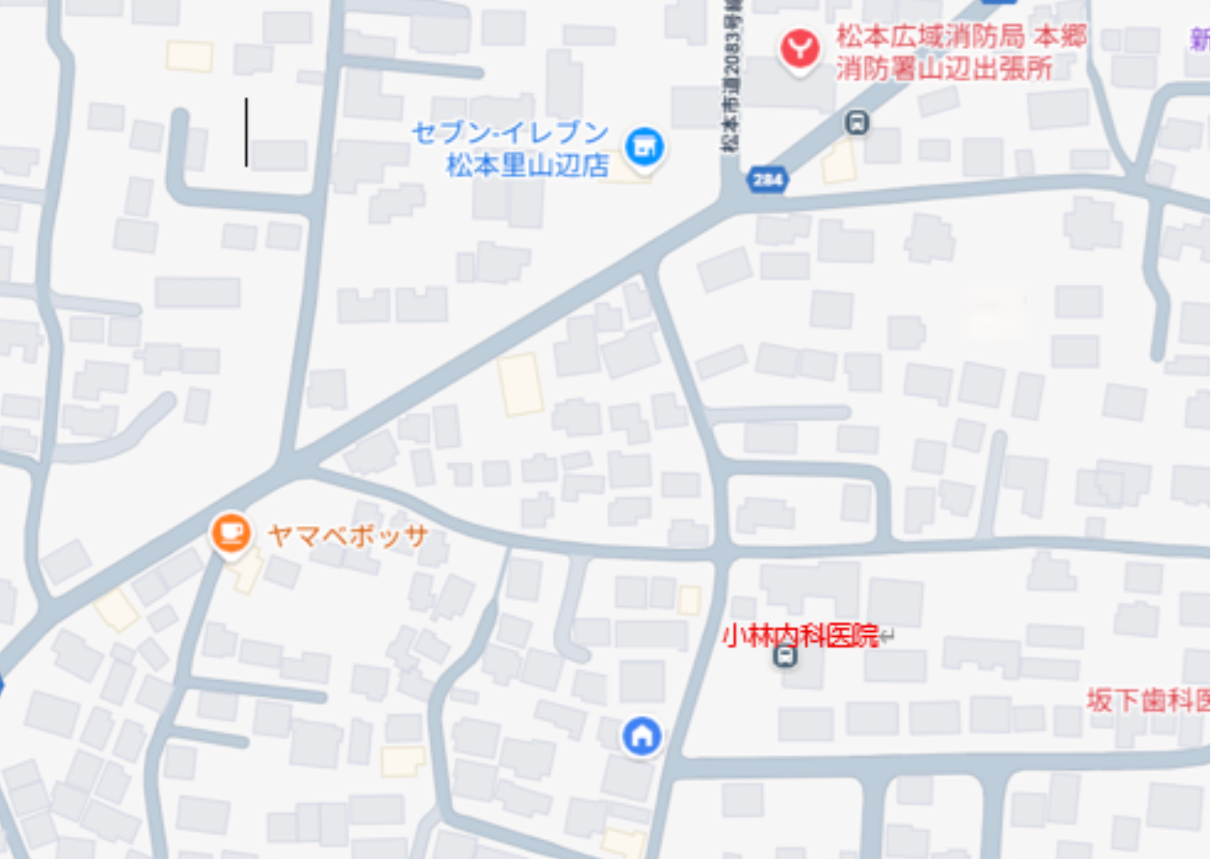 自宅地図